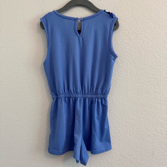 Bundle of btween Periwinkle Eyelet and Multi Floral Ropers. Size 6X. - Picture 6 of 13